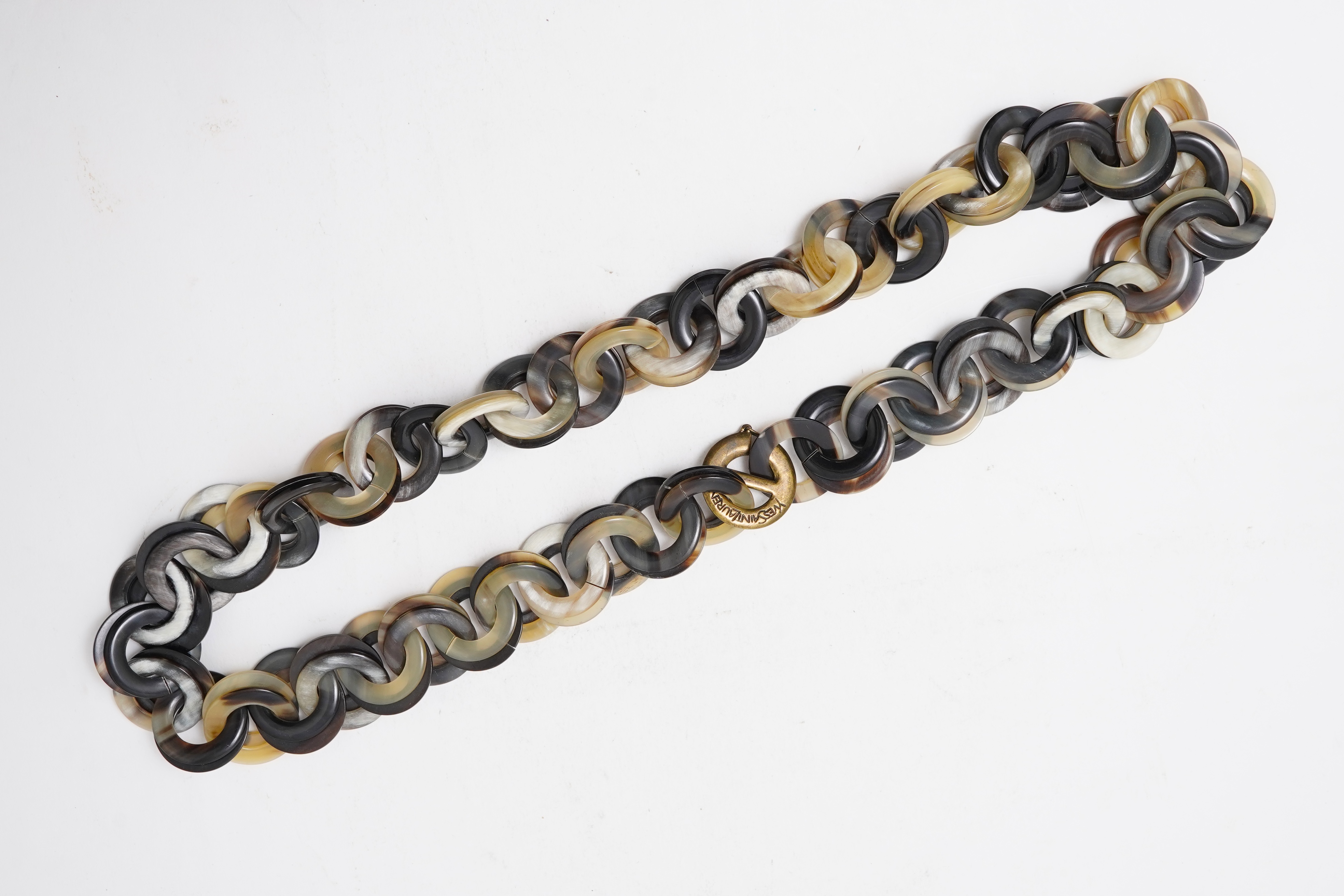 Yves St Laurent, a horn necklace